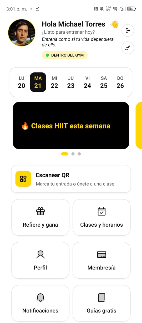 Banana Gym App Preview